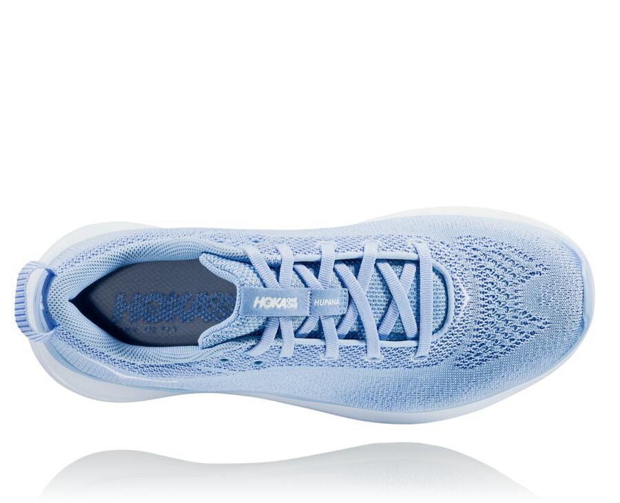 Hoka One One Running Shoes Womens Blue/White - Hupana Flow - 48105GPVC